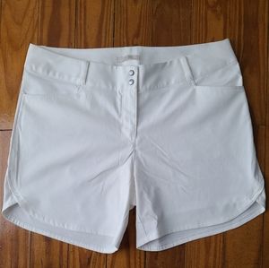 Adidas Womens White Shorts Size 10 Pre-owned Like New